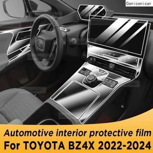 Andere interieuraccessoires voor Toyota BZ4X 20222024 versnellingsbakpaneel Navigatiescherm Automotive Interieur Beschermingsfilm Antiscratchaccessoires Sticker