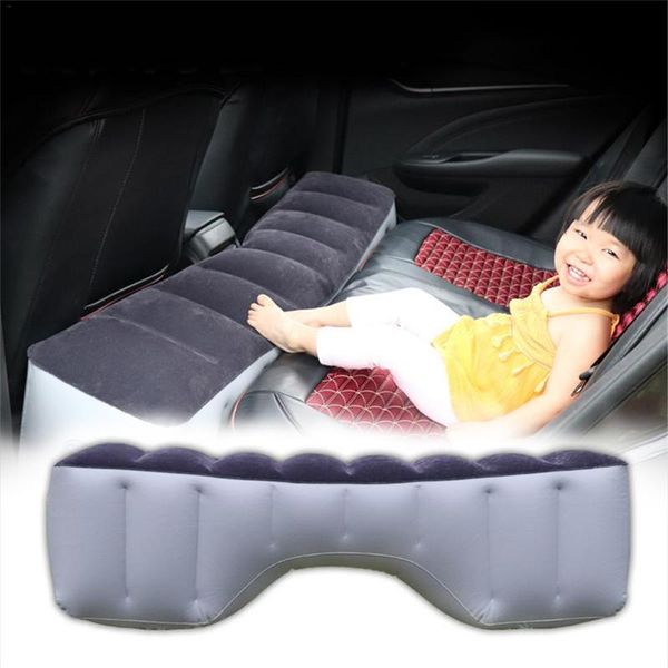 Otros accesorios interiores Coche inflable Cama de viaje Asiento trasero Colchón de aire inflable Cojín de PVC para acampar Auto