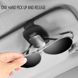 Autres accessoires intérieurs Keluoxin voiture pare-soleil lunettes attache clip de fixation pour lunettes de soleil lunettes Auto organiser