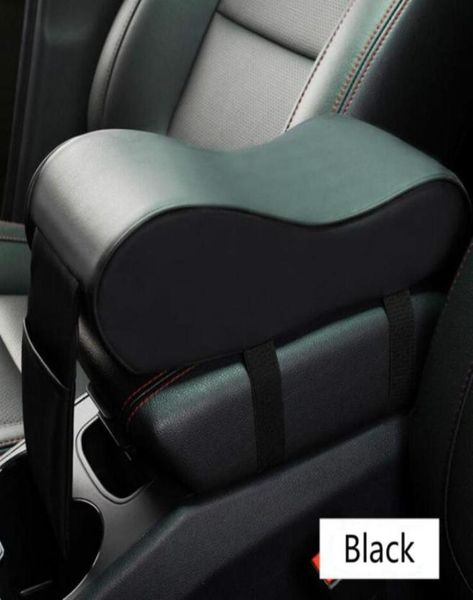 Autres accessoires intérieurs Car en cuir accoudoir central pavé souple noir Console auto Console ARM SEAT SEAT SEAT BOIRE MATE COLLOU COV8245463