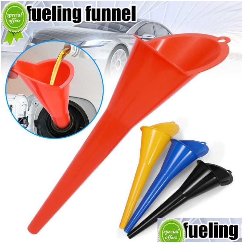 Other Interior Accessories New Color Hand Refueling Funnel Adding Gasoline And Petroleum Used For Motorcycles Cars Trucks Off-Road Veh Dh2Uf