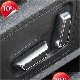 Autres accessoires intérieurs Nouveau pour A4 B8 A6 C6 C7 A5 A7 Q5 Q3 Style de voiture Bouton de réglage du siège intérieur Bouton de protection Er Trim Ac Dhx74