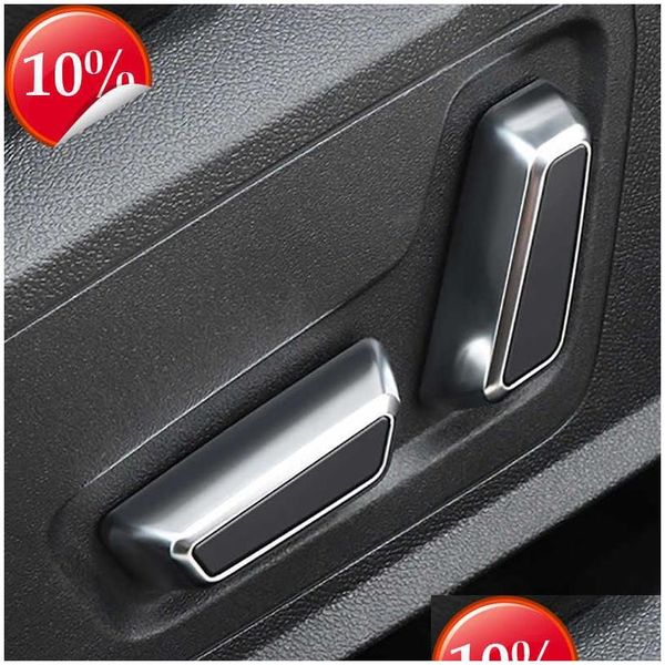 Autres accessoires d'intérieur Nouveau pour A4 B8 A6 C6 C7 A5 A7 Q5 Q3 Style de voiture Bouton de réglage du siège intérieur Bouton de protection ER Trim Ac Dhjlk