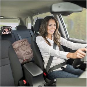 Autres accessoires intérieurs Autres accessoires intérieurs Miroir de voiture pour bébé Siège arrière réglable Face arrière Moniteur de sécurité pour bébé Goût Dhqgk