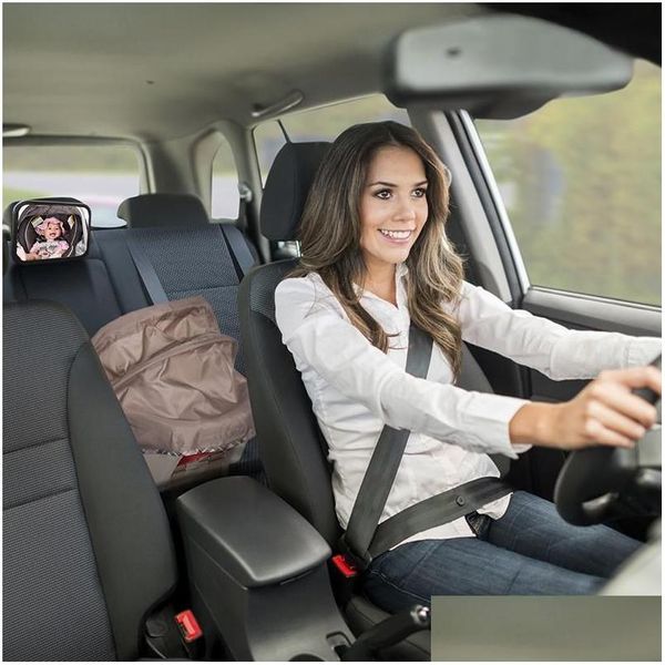 Otros accesorios interiores Otros accesorios interiores Espejo de coche para bebé Asiento trasero ajustable Espejo retrovisor orientado Monitor de seguridad infantil Gusto Dhqgk