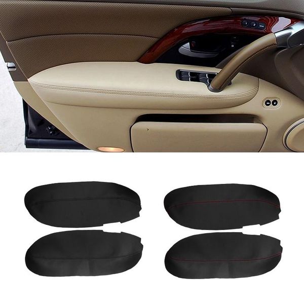 Autres accessoires intérieurs Couverture d'accoudoir de porte en cuir souple pour RL 2005 - 2012 Car-Styling 2pcs Autocollant de peau de panneau avant TrimAutre AutreAutre