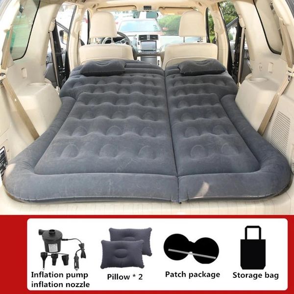 Otros accesorios interiores SUV Car Travel Bed Back Row Portable Inflable Fast Outdoor Camping Mat Cojín Beach Sleeping