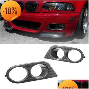 Autres accessoires intérieurs Vente en gros de voiture pare-chocs avant gril antibrouillard ER grille garniture maille en nid d'abeille pour E46 M3 2001 2002 2003 2004 200 Dhkfj