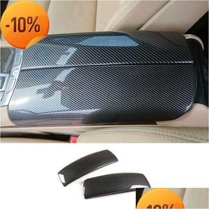 Autres accessoires d'intérieur en gros pour X5 X6 E70 E71 2008 2009 2010 2011 2012 2013 Console centrale Accoudoir Boîte Protection Er Decorati Dhoil