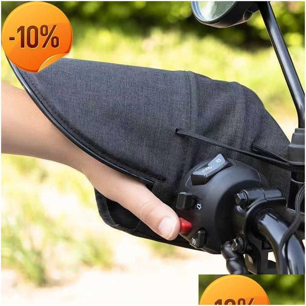 Autres accessoires d'intérieur Vente en gros Été Respirant Moto Mesh Gants Poignée Bar Main Er Muffs pour Scooter E-Bike Guidon Dr Dhx37