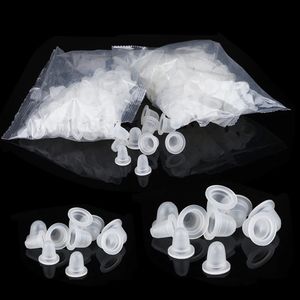 Autres articles 1000pcs SILICONE MICOBLADING TATTOO À L'ENK CAP CAPLE PIGMENT CONTACTER S / L Pour les accessoires de tatouage à l'aiguille Supply 230811