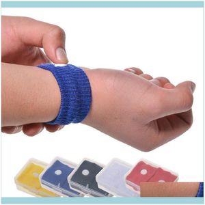 Beauté Bonbons Couleur Bracelets Voiture Anti Nausée Maladie Réutilisable Mouvement Mer Malade Voyage Bandes De Poignet Soins De Santé Avec Goutte Claire