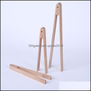 Autre cuisine, bar à manger jardinclips alimentaires en bois pain hêtre bois dessert biscuits pinces à gâteaux MTI fonction cuisson clip maison ustensiles de cuisson aussi