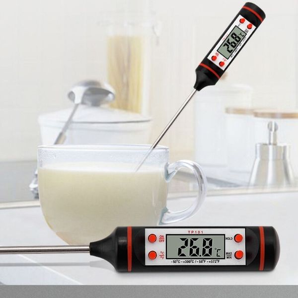 Autre Cuisine Bar à manger Cuisine Cuisson des aliments Thermomètre numérique Type de sonde électronique Affichage numérique Thermomètre à gril liquide 230825