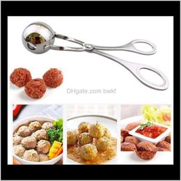 Andere keuken keuken, Dining Bar Home GardenStainless Steel Gevulde Hine DIY Vis Vlees Bal Maker Meatball Mold Tools Handige C765 Drop