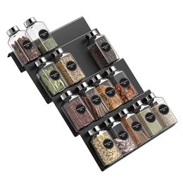 Andere keukenopslagorganisatie 4tier lade Spice Organizer uitbreidbare acryl rack lade kruiden fles pantry sh 221207