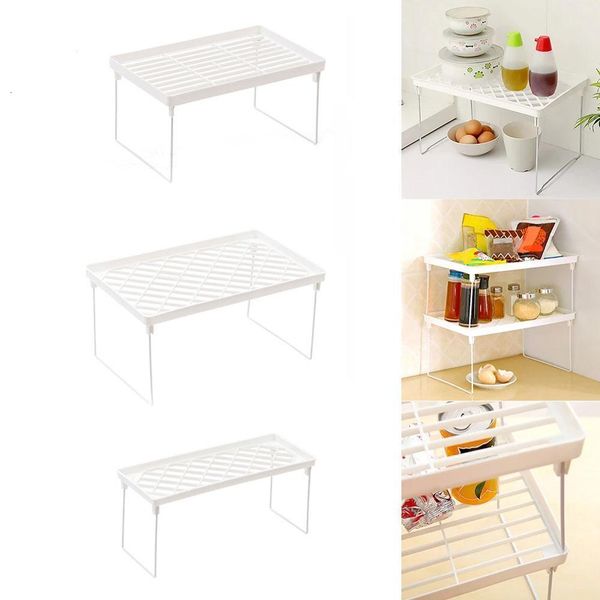 Autre Organisation de Rangement de Cuisine Accueil Placard Organisateur Étagère pour Rack Gain de Place Maquillage Armoire Étagères Décoratives Porte-Armoire 221205