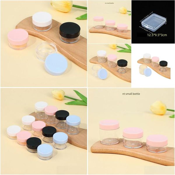 Otra organización de almacenamiento de cocina Spot 10G 15G 20G PS Crema Botella Sombra de ojos Esmalte de uñas Polvo Cosméticos Cara Muestra Sub Drop Deliv Ote51