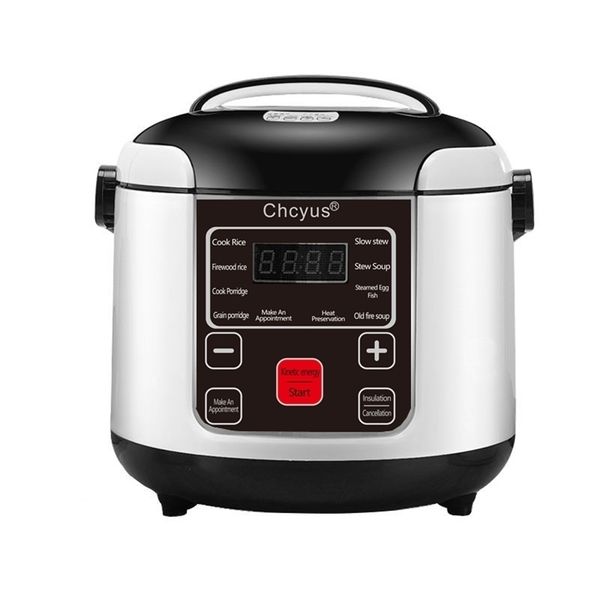 Otras herramientas de cocina 12V 24V 220V Mini arrocera Coche Camión Sopa Gachas Máquina de cocción Vaporizador de alimentos Coche eléctrico Arrocera 2L 221010