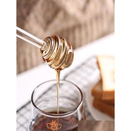 Overige keukengereedschappen 50 stuks veel 15 cm helderglazen roerder roerstaafjes honingdipper lepel stok voor pot verzamel- en doseergereedschap drop de dhqcr