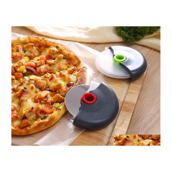 Autres outils de cuisine Barre de couteau lavable détachable en acier inoxydable Circar Roller Coupe-crêpes en plastique Smart Er Accessoires de cuisine Dhhib