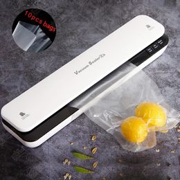 Autres outils de cuisine Machine d'emballage sous vide pour aliments secs et humides 220V automatique ménage commercial avec 10 pièces 231116