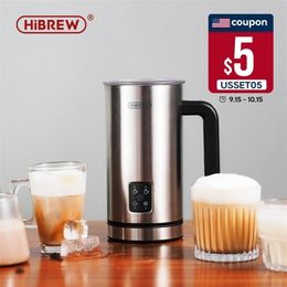 Andere keukengereedschap Hibrrew 4 in 1 melkkoolschuim schuimer Volledig automatische melkwarmer koude latte cappuccino chocolade eiwitpoeder m3 221010