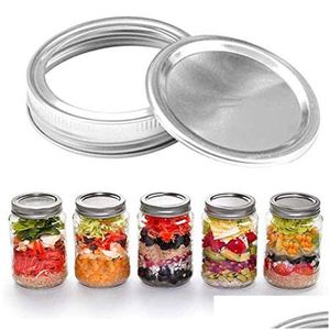 Autres outils de cuisine Mason Jars Couvercle Sier Gold Tinplate Regar Bouche Couvercles Anti-fuite 70mm 86mm Bouchons de pot Drop Livraison Maison Jardin Cuisine Dhxwz