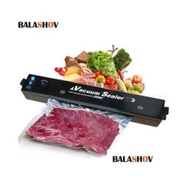 Autres outils de cuisine Autres outils de cuisine Scelleuse alimentaire sous vide électrique domestique Emballage Matic Hine 220V Emballeur sous vide avec 10 sacs K Dhoym