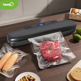 Autres outils de cuisine saengQ scelleur sous vide Machine d'emballage alimentaire avec 10 sacs gratuits scellage domestique y231114