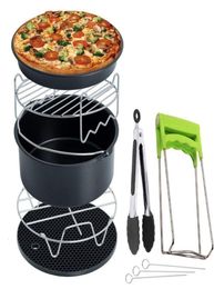 Altri utensili da cucina Vendi accessori per friggitrici ad aria per Gowise Phillips Cozyna e Secura Set di 7 Adatto a tutte le Airfryer 37QT 42QT 53QT 58QT1405941