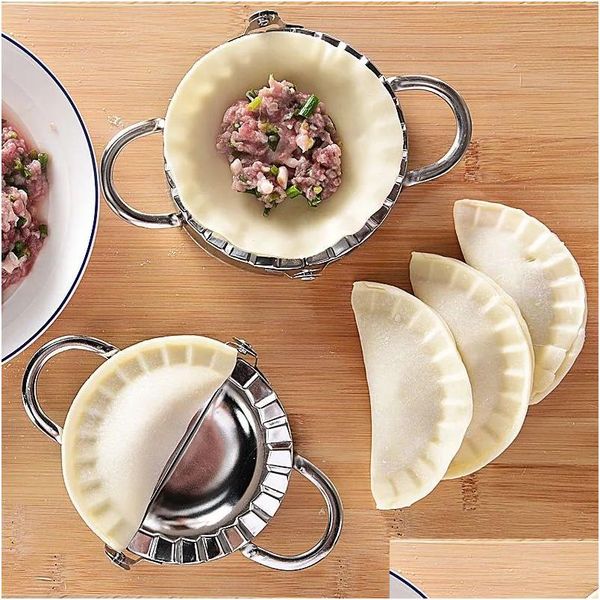 Autres outils de cuisine En acier inoxydable Dumpling Making Mod Portions parfaites Échelle Ustensile Gadget Accessoires DIY Pâtisserie Shaper Cuisson Dr Otge0