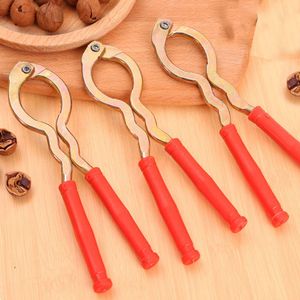 Andere keukengereedschap ZL0409 Metal Nutcracker Plier Walnut Clip Almond Pecan Nut Cracker Fruit Multifunctionele harde schaal Remover Opener Hazelnut Filbert Tool