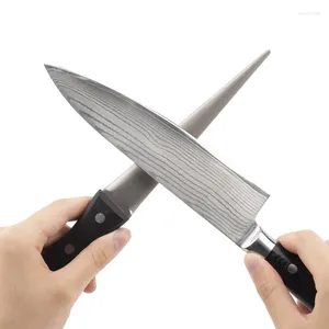 Autres accessoires de couteaux 1pcs aiguiseur de diamant avec poignée en ABS en acier outils de cuisine pratiques et rapides