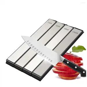 Autres accessoires de couteaux 3000# Diamond Sharpening Stone Set Durable Outils d'affûtage de cuisine antidérapants