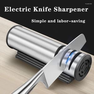 Otros accesorios de cuchillos Afilador eléctrico Profesional Multifunción Diamante Ajustable para cuchillos de cocina Herramienta Afilado
