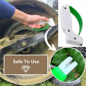 Otros accesorios para cuchillos Afilador de mano A prueba de herrumbre Borde biselado único Herramienta de afilado rápido Conveniente cocina de jardín