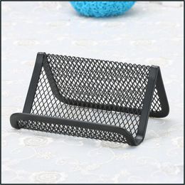 Andere labels tagging benodigdheden Retail Services Office School Business Industrial Metal Mesh Card Holder Stand for Desk Holders Collection