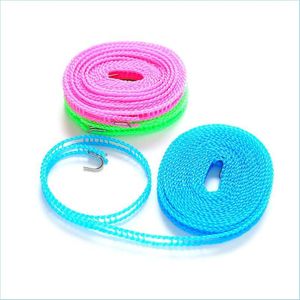 Andere wasgoedproducten Winddicht /5m kledinghangers touw buiten verstelbare sterkte anti slip waslijn nylon duurzaam wassen li dhgrx