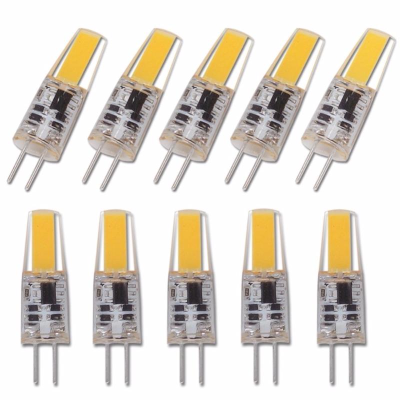 Other LED Lighting 10pcs/lot Dimmable G4 COB Lamp 6W Bulb AC DC 12V 220V Candle Silicone Lights Replace 40W Halogen For Chandelier Spotlight