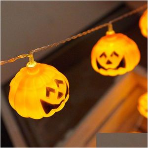 Autre éclairage LED Jack-O-Lanterns Pumpkin Battera For pour Halloween Party Christmas Decoration étanche à LED LED LUMES HOLI DHOQ5