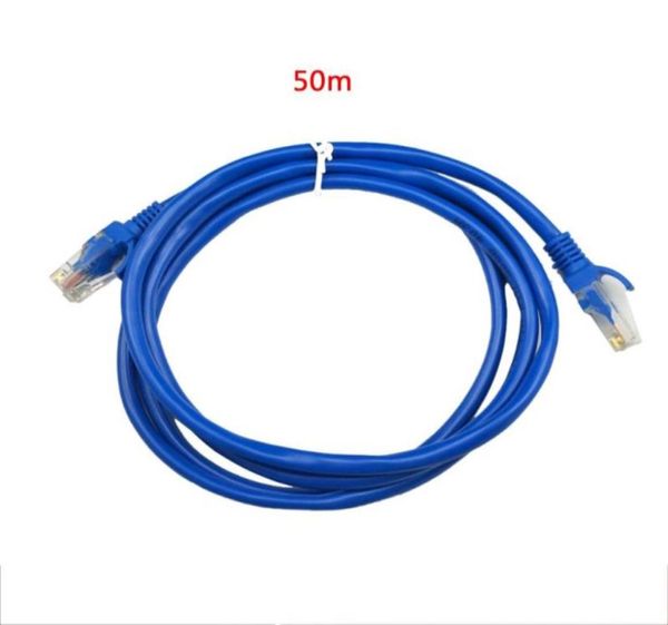 Autres accessoires d'éclairage 100FT 5101520253050M CAT5 CAT5E Ethernet Internet RJ45 LAN Câble Cordon Fil Connecteur Mâle Réticule1724352