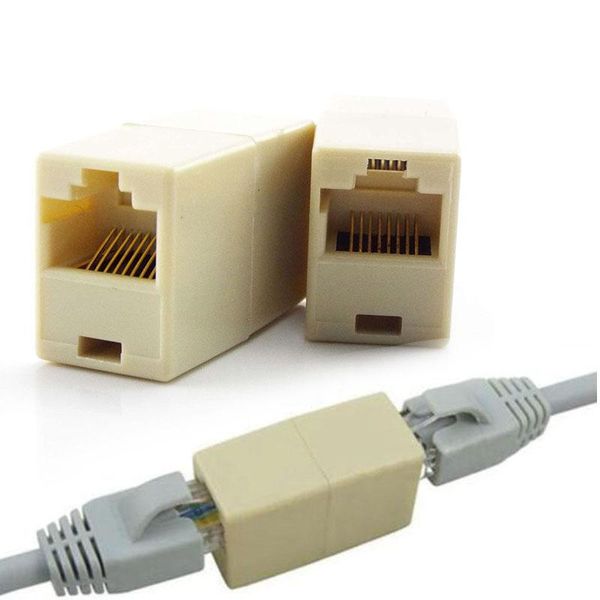 Autres accessoires d'éclairage 2/5/10 Coupleur Ethernet réseau RJ45 Câble d'extension femelle Connecteur LAN Prise Double tête droite Joiner S1Autre