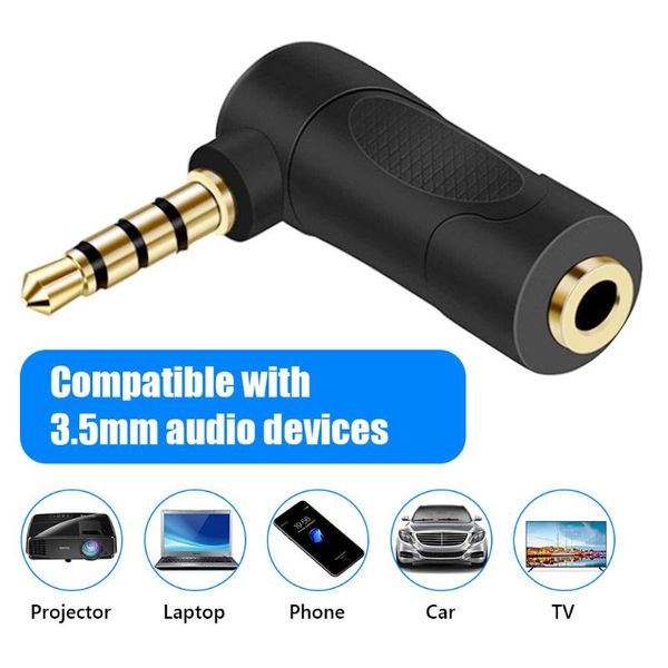 Autres accessoires d'éclairage Jack 3,5 mm à 6,35 mm adaptateur de haute qualité séparateur de casque connecteur tête microphone écouteur pour téléphones MP3 DI