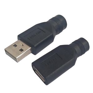 Andere verlichtingsaccessoires 5,5 2,1 mm DC vrouwelijke stroomaansluiting naar USB 2.0 Type een mannelijke plug Socket 5V -pluggen DIY -connectoradapter Laptopother