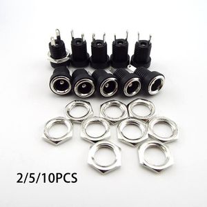 Other Lighting Accessories 5.5 X 2.1mm DC Power Jack Supply Socket Connector Female 2 Terminal Pin Panel Mount Plug Adapter 2.1Other