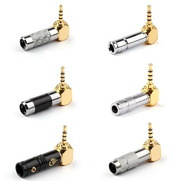 Areyourshop 2.5mm 4Pole TRRS Stéréo Audio Connecteur Écouteur DIY Plug Jack Fit Pour 4mm / 6mm CableAutre