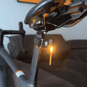 Overige verlichtingsaccessoires Fiets Druipend Achterlicht Richtingaanwijzer Fiets Usb Oplaadbaar Led Set Staart Achter Achter Veiligheid Decoratief Achterlicht Indicator YQ240205