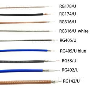 Otros accesorios de iluminación Cable coaxial RG178 RG174 RG316 RG58 RG142 RG405 RG402 Cables de alambre Low Loss 50Ohm 1meter LongOther