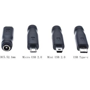 Otros accesorios de iluminación Conector de alimentación DC 5.5 2.1 mm USB 3.1 tipo C USB-C tipo c 5.5 mm 2.1 mm Mini adaptador de conector micro derechoOtros